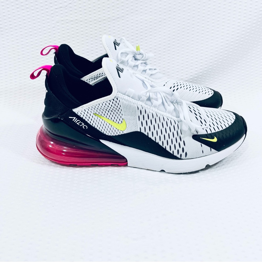 Nike Air Max 270 Volt Fuchsia White Laser Pink Men’s Size 12 Sneakers AH8050-109